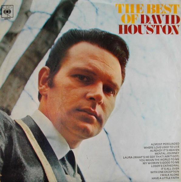 LP Пластинка ДЭВИД ХЬЮСТОН - Лучшее из 63577 CBS 1968 Великобритания Кантри Б/У