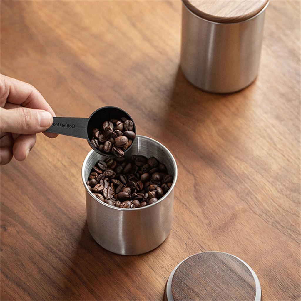 Маленькая канистра из нержавеющей стали с герметичной крышкой, контейнер для хранения кофейных зерен, кофейная банка, банка для хранения кофе