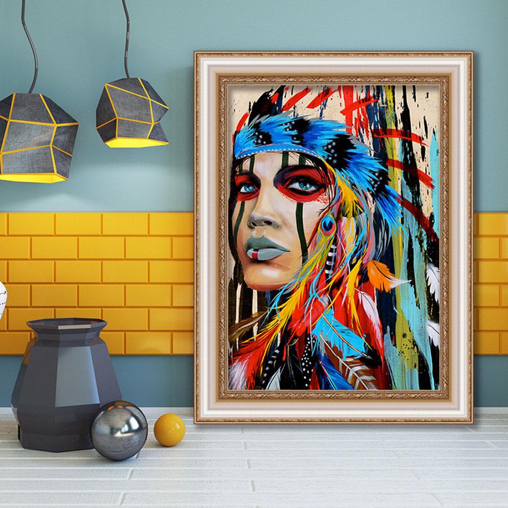 30x40cm DIY 5D Full Drill Cross-stitch Embroidery Rhinestone Home Decoration