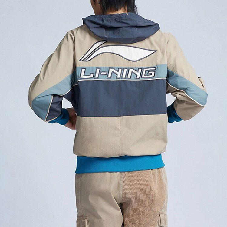 Li Ning Коллекция спортивной моды Куртки Мужские Коричневые С капюшоном Умеренные Другие AFDR401-2