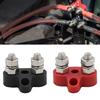 1/4" M6 M8 клеммная колодка 80A DC 48V шина двойной распределительный пост питания сверхпрочный положительный отрицательный для грузовика автофургона лодки