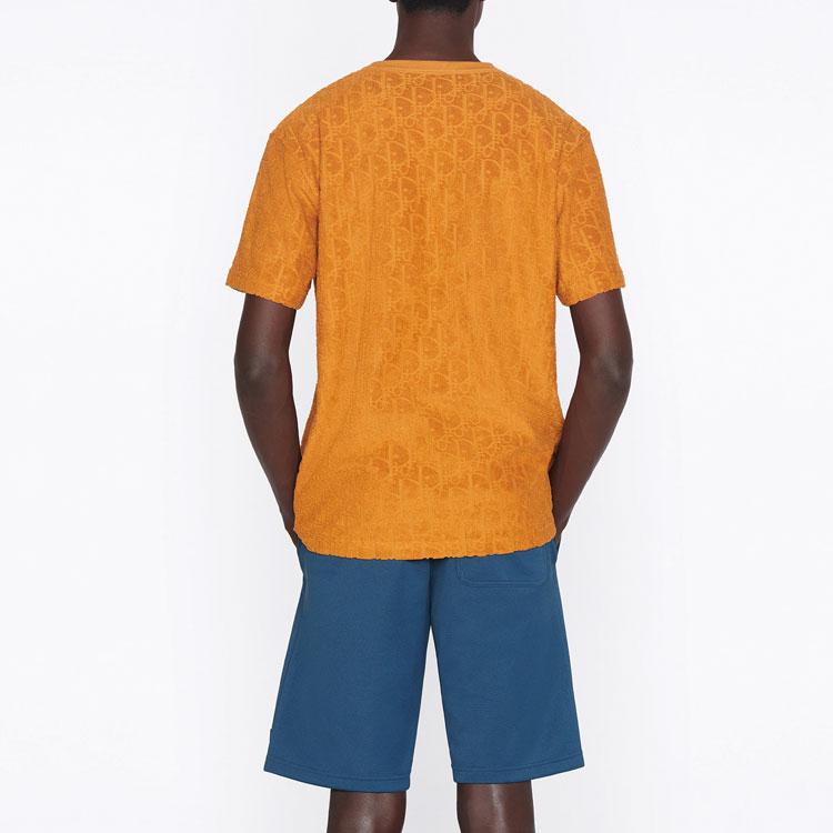DIOR Terry Oblique T Shirt 113J692A0614-C141