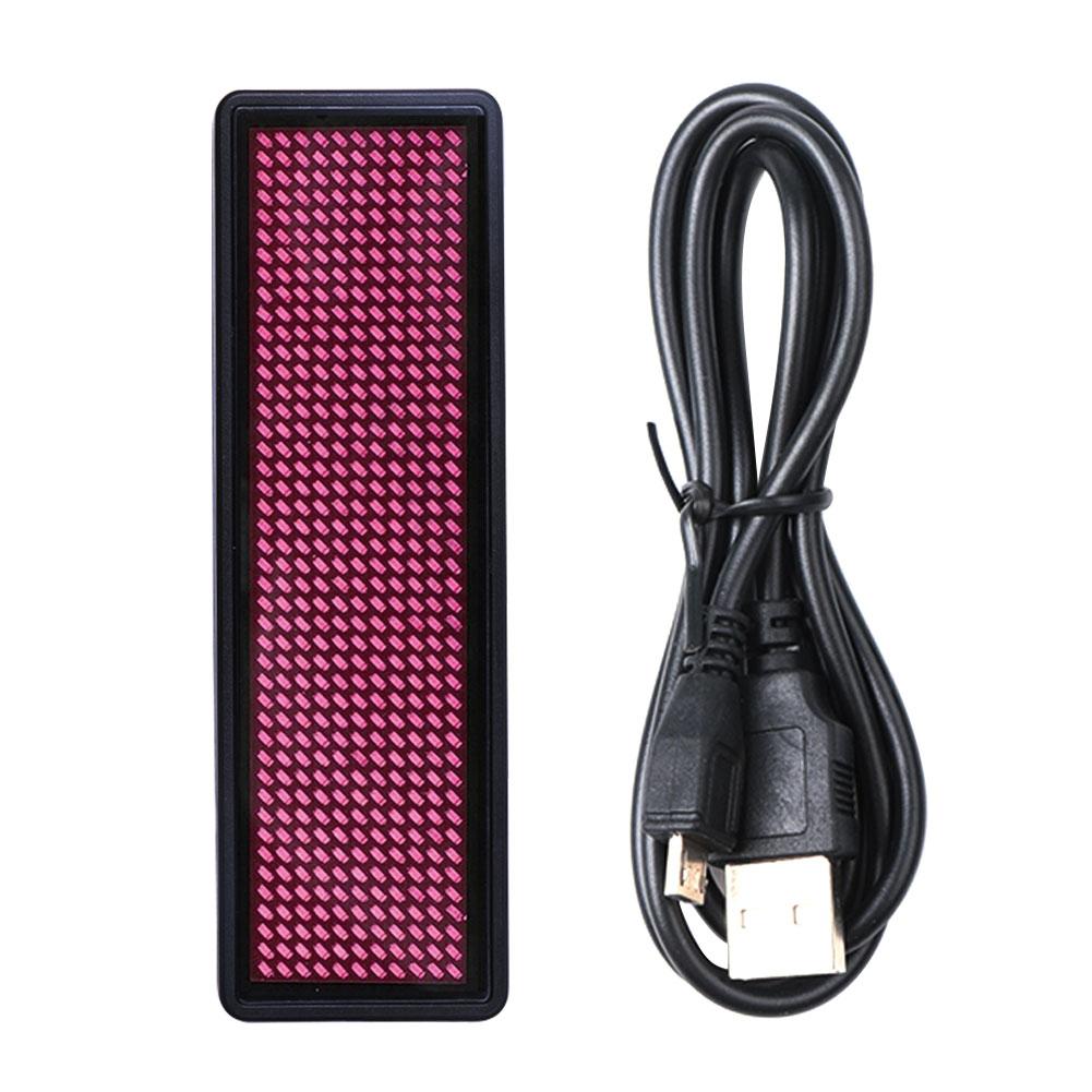 Мини-светодиодный цифровой программируемый перезаряжаемый знак с прокруткой имени сообщения