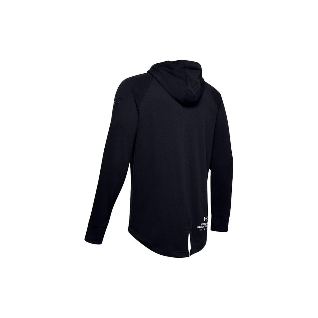 Under Armour SC30 Warm Up толстовка с капюшоном на молнии во всю длину, мужская куртка, черная 1351317-001