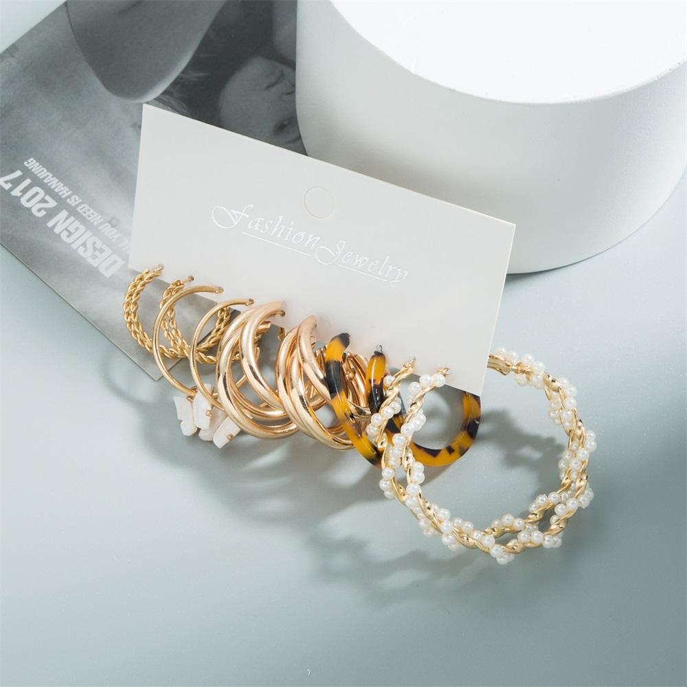 Набор серег с подвеской, женские серьги в стиле панк, трендовый комплект серег, подарок ювелирных изделий