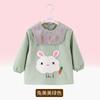 Waterproof Baby Long Sleeve Bib Apron Anti-dirty Toddler Eating Reverse Wear Smock Kids Feeding Coverall for Boys Girls Autumn Winter