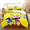 3D Print Cartoon Mugman Cuphead Comfortable Duvet Quilt Cover Pillowcase Bedding Set Children Bedroom Decoration Home Textile