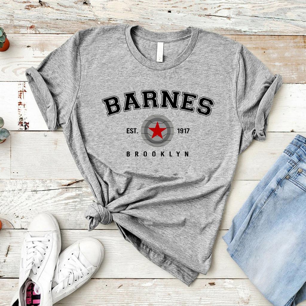 Vintage Barnes 1917 Unisex T-Shirt Barnes Shirt Winter Soldier T Shirt Woman Tshirts Graphic Tees Superhero Tshirt Casual Tops