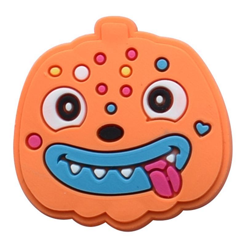 17шт Хэллоуин забавные тыквы серии ПВХ подвески для обуви, украшения для обуви