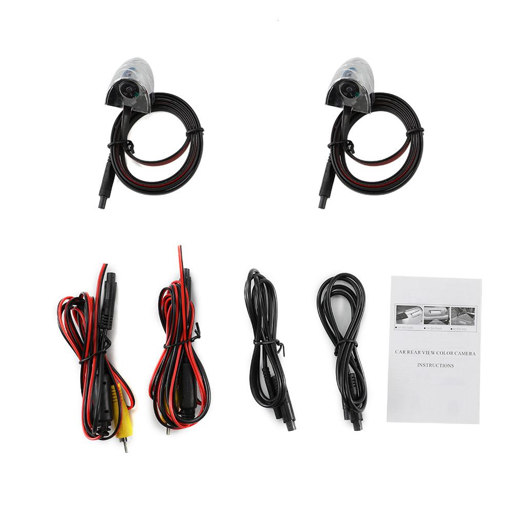 Автомобильная камера для слепых зон с левым и правым креплением на резервную камеру с водонепроницаемой лентой для крепления на камеру заднего вида для системы видеонаблюдения автомобиля