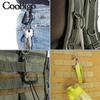 50pcs Plastic D Ring Grimlock Carabiner Clips Molle Tactical Backpack Snap Lock Webbing Buckle Keychain Hook Outdoor Accessories
