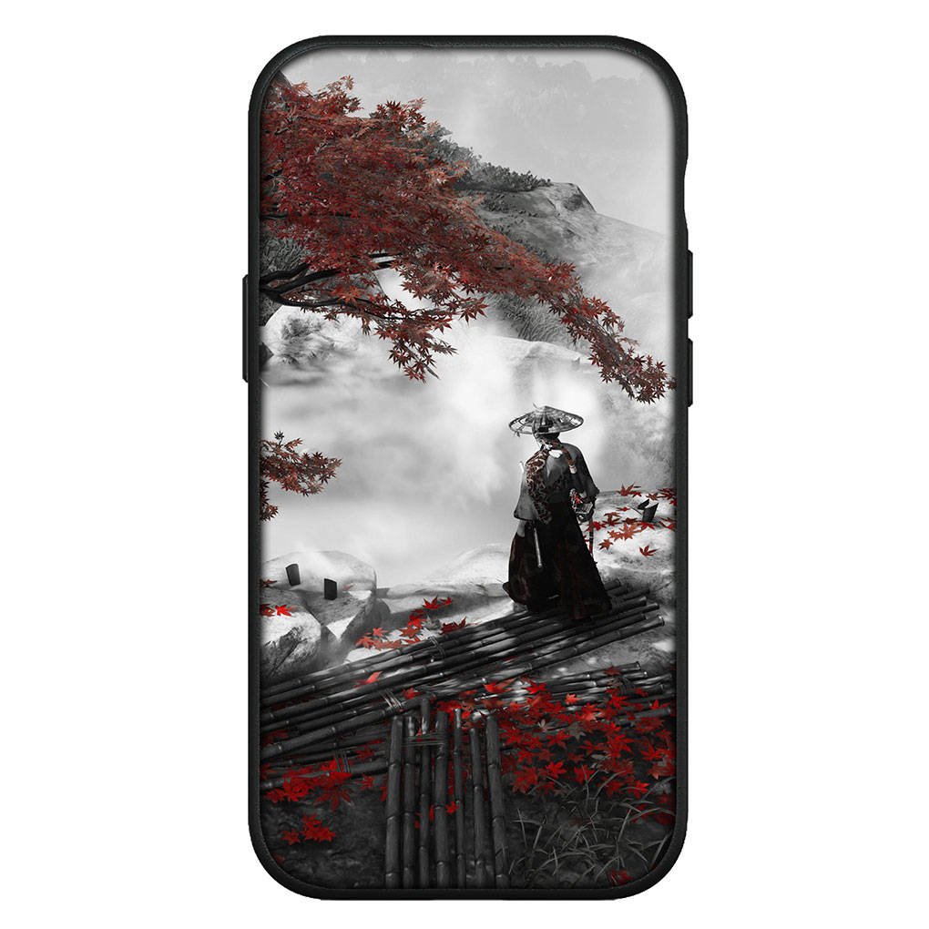 Для iPhone 16 15 Xiaomi Redmi Note 14 13 12 11 Pro Max X 8 16e Samsung Galaxy S25 S24 S23 Moto OPPO Huawei Bushido Japan чехол для телефона Samurai Ninja
