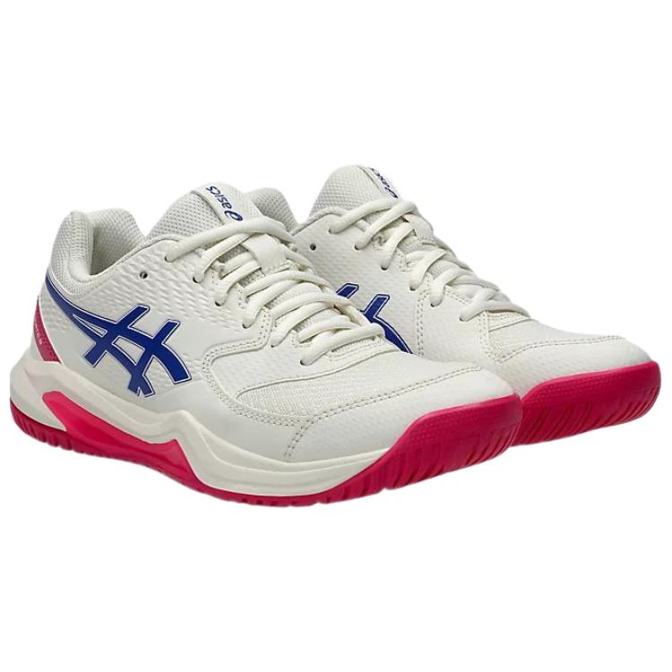 Asics Gel-Dedicate 8 Wide Versatile Comfortable Tennis Shoes Women Sneakers White Blue Pink 1042A235-105