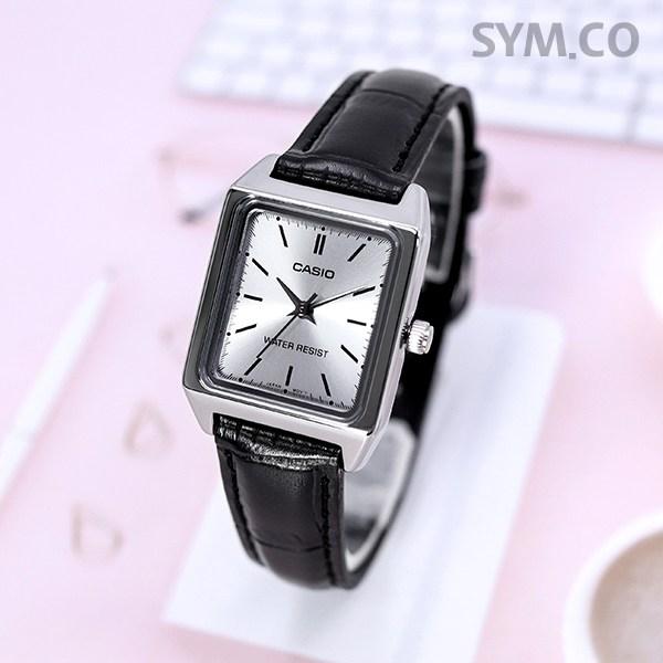 Casio Женские наручные часы Classic Rectangular Square + пакет с билетом на замену батареи