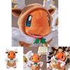 Christmas Gift Cloak Transformation Plush Stuffed Animal Cute Charmander Eevee Doll