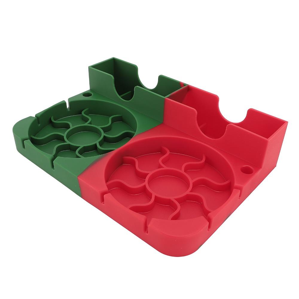 8.19×5.71×1.81in Water Bottle Drying Rack Red/Black/Grey Bottle Drying Holder Kitchen