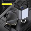 120 Вт 4-в-1 Быстрое автомобильное USB-C зарядное устройство, Выдвижной адаптер прикуривателя для iPhone Samsung Huawei Xiaomi – Quick Charge