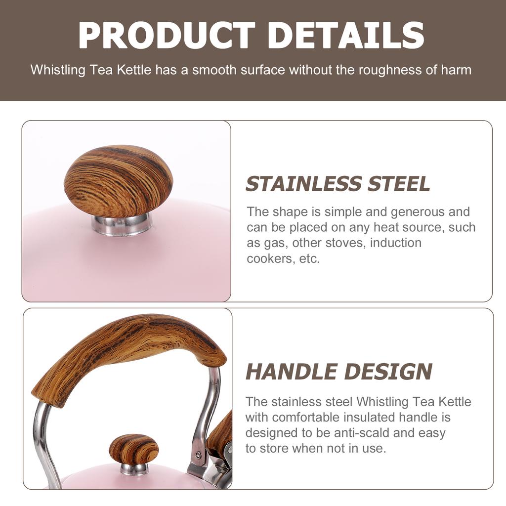 Whistling Tea Kettle Teapot Water Kettle Kitchen Tea Pot Household Stovetop Kettle