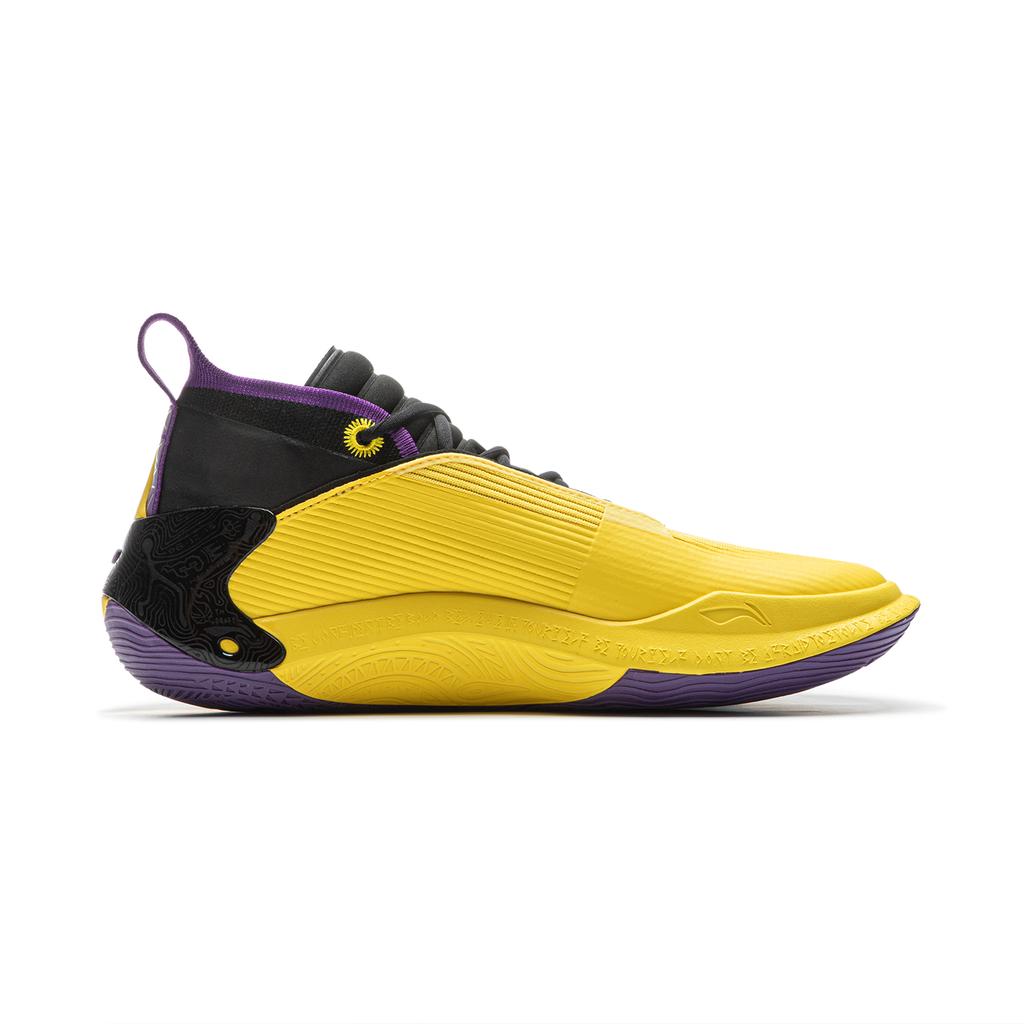 Li-Ning Way of Wade 11 Purple Gold Dynasty Men Sneakers Black ABAU049-7