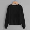 2023 Women's Loose Round Neck Hoodie - Autumn/Winter Style with Plus Velvet Thickness