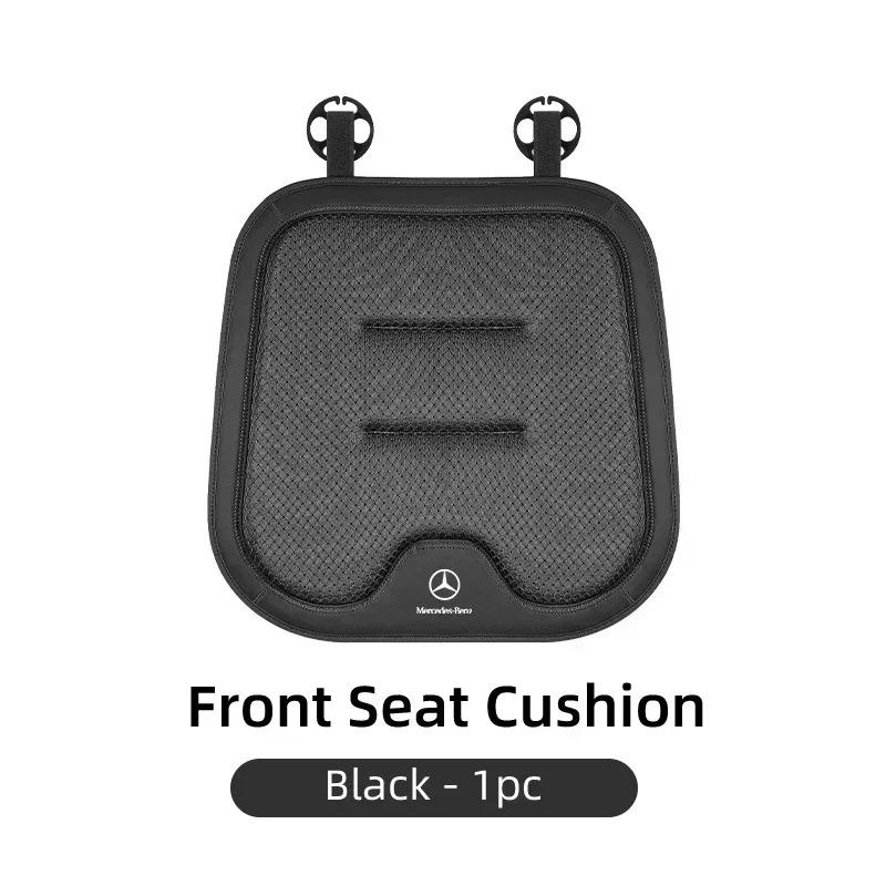 Car Seat Booster Cushion Ice Silk Backrest Seat Cover Accessories For Mercedes Benz AMG A C E Class W201 W210 W108 W204 W205 W20 CJKLM1