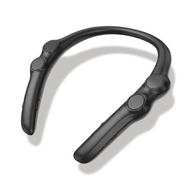 Шейный динамик, как ноль Bluetooth, беспроводной Bluetooth для портативного японского голоса, носимый на шее, с возможностью подключения 2 устройств одновременно, водонепроницаемый IPX4