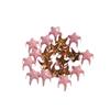 20Pcs Mini Star Buckles Handmade Decor Love Buttons Buckles Sewing Accessories Doll Clothing