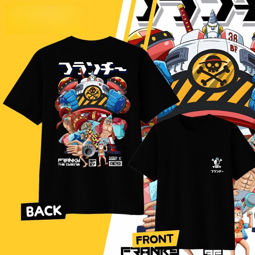 2026 Fashion ONE PIECE Anime Franky Y2k Graphic TShirt Unisex Women Cotton High Quality Japanese Cartoon Summer Comfort Clothes