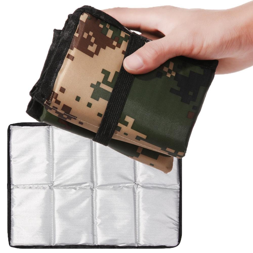 Outdoor Portable Oxford Cloth Hiking Small Seat Folding Camping Mat Beach Mats Foam Sitting Pad