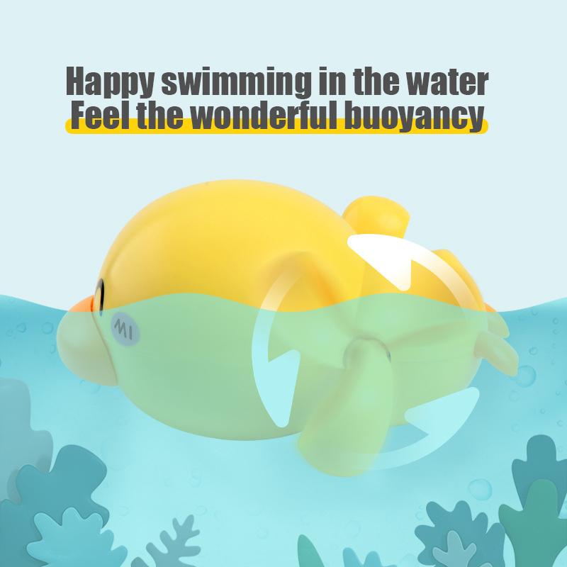 Baby Toys Bathing Ducks For Kids Swimming Pool Bath Toy Play Water Clockwork Bathing Bathtub Little Cute Duck Children Toys