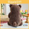 Bear Orange Teddy Bear Brown Bear Toy Pillow Plush Stuffed Gift Cushion