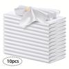 10pcs Square Silky Satin Napkin Smooth Table Napkins Dinner Napkins  For Wedding Banquet Restaurant