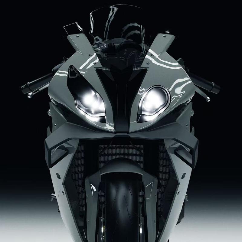 For S1000RR 2015-2018 Wind Wing Aerodynamics Fairing Winglets S 1000 RR GP WING Motorcycle Front Spoiler Lower spoiler Front Lip