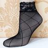 Women Ultrathin Sexy Fishnet Mesh Lace Short Socks High Socks