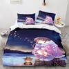 3D Printed Kawaii Girl Bedding Set Anime Sexy Girl Duvet Cover Double Twin Full Queen King Adult Kids Bedclothes Quilt Cover