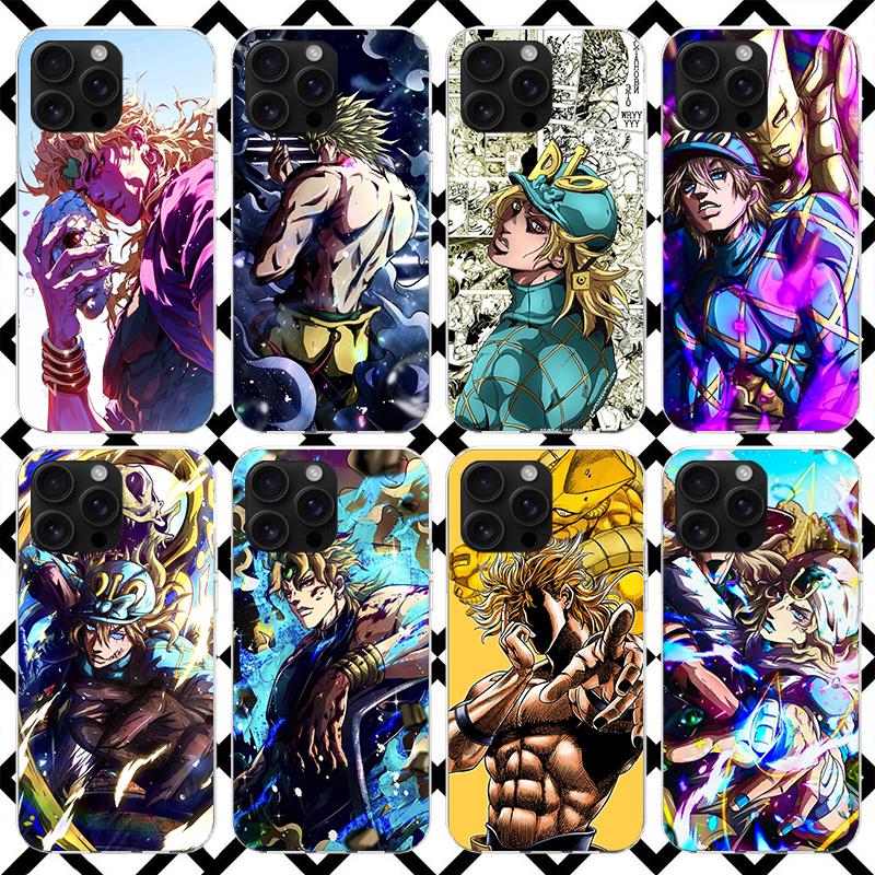 Чехол для телефона JoJo Adventure Dio Diego Brando для iPhone 17 Air 16 16E 15 14 Plus 13 Mini 12 11 Pro Max 7 8 + SE 2020 Мягкий чехол Fu