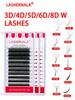 Lashernala YY 3D 4D 5D 6D 7D 8D Плоский Эллипс 6D W Настоящий 5D Цветок Влажное Наращивание Ресниц Ресницы Наращивание Ресниц Бровей Пучок Ресниц