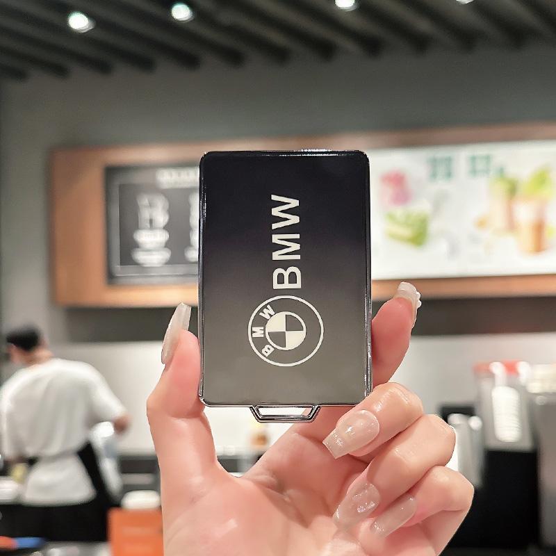Fashion TPU Car Smart NFC Card Key Case Full Cover Shell For BMW M 3 5 7 Series X1 X3 X5 X6 X7 535le Keychain Holder Accessories cybf04