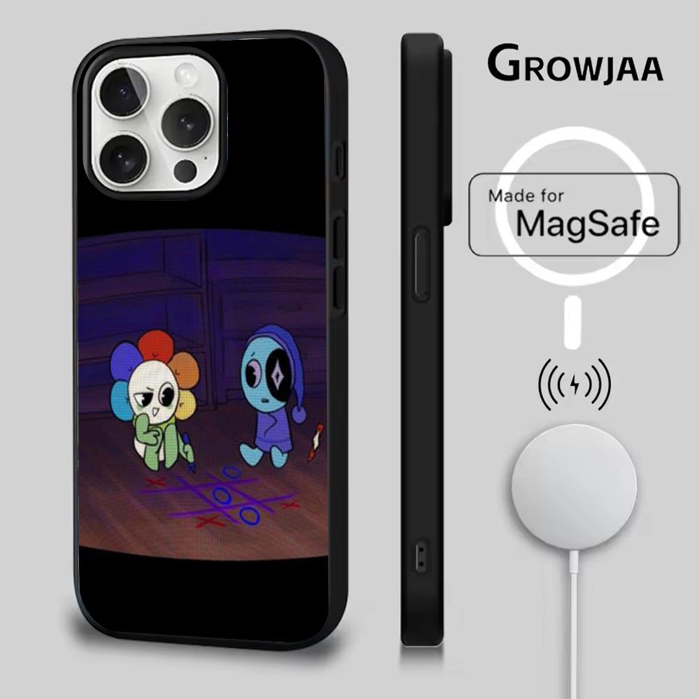 Чехол для телефона Game D-Dandys W-World для iPhone 16e, 16, 15, 14, 13, 12, 11, Plus, Pro, Max, Mini Магнитная беспроводная зарядка Magsafe