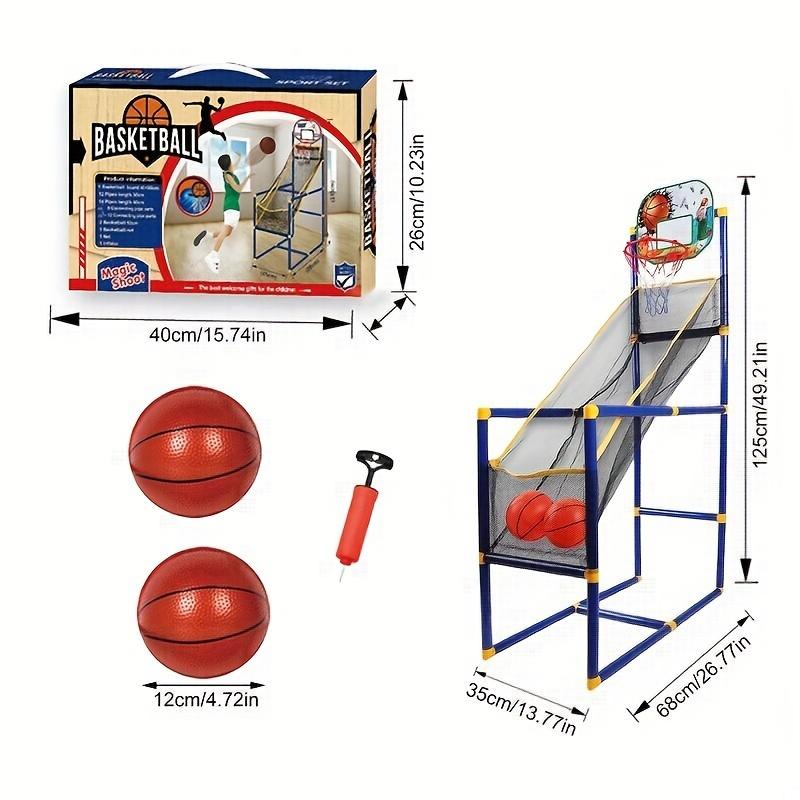 Indoor Basketball Shooting Machine Portable Arcade Basketball Game Set Sports Play Set Basketball Training