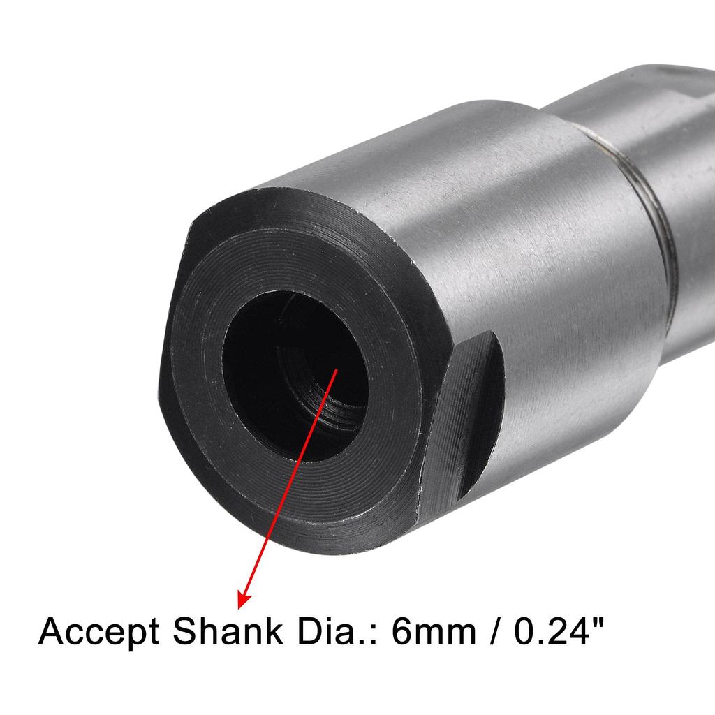 Uxcell Цанговый удлинитель для фрезера, переходник-адаптер для гравировки 6 мм на для фрезерных станков с ЧПУ для гравировки по дереву, 6 мм, Станки,