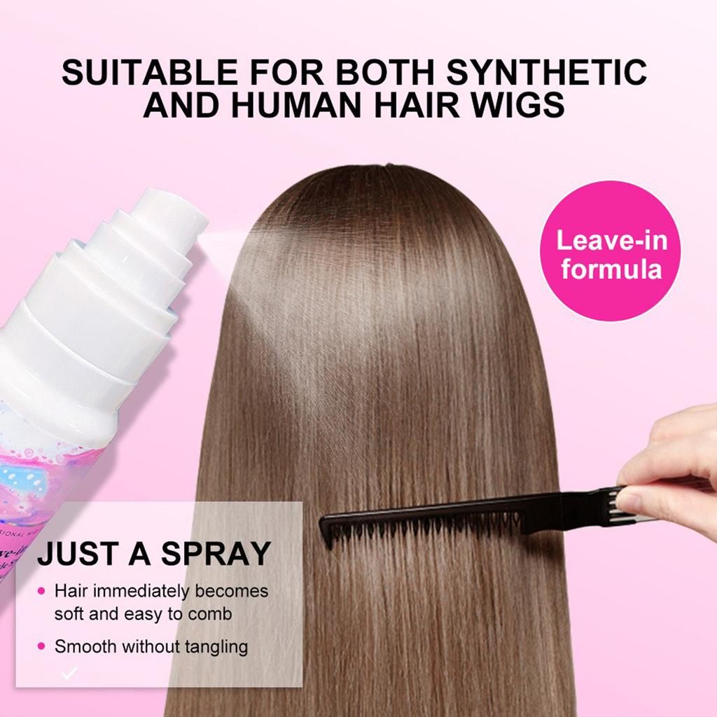 Парик сглаживающий спрей Frizzy Not Easy To Knot 80 мл