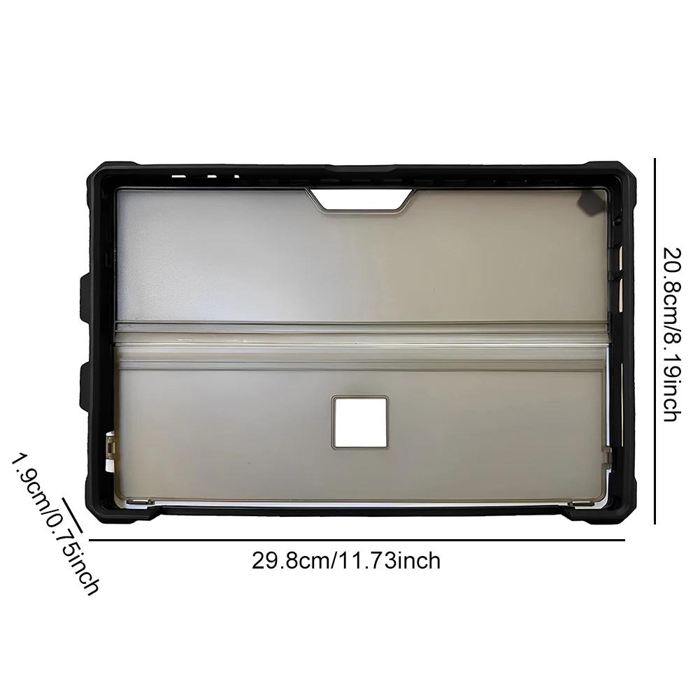 Чехол для Microsoft Surface Pro 6/Pro 5/Pro 4 Жесткий чехол для Microsoft Surface Pro 7 Plus/Pro 7 Совместим с клавиатурой Type Cover