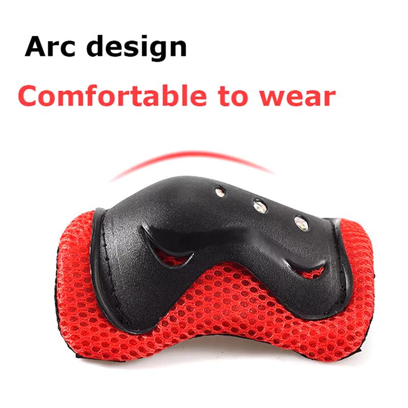 6 шт./компл. детский защитный шлем для мальчиков и девочек, наколенники, налокотники, детский велосипедный шлем для катания на коньках, защитный кожух