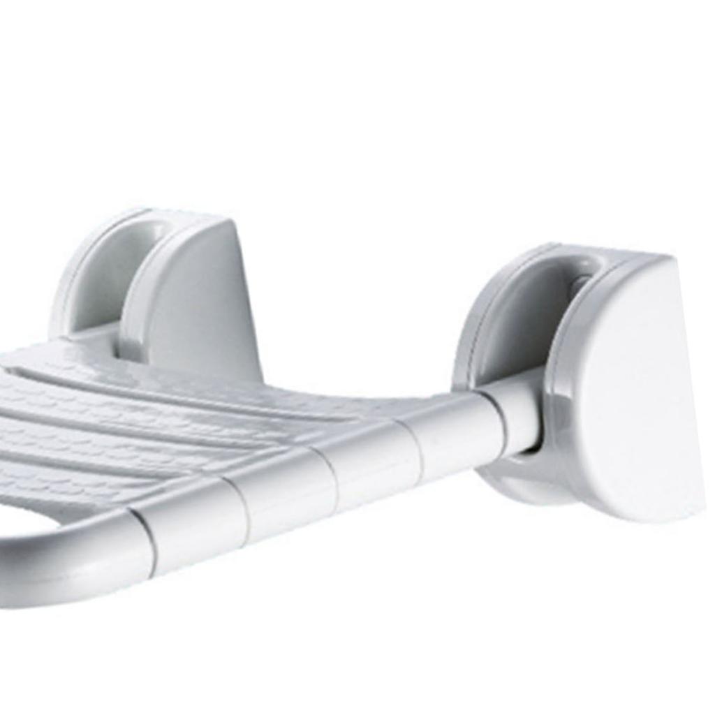 Folding Shower Seat Wall Mount Space Saving Antislip Safety Bathroom Wall Shower Bench for The