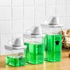 Laundry Powder Detergent Dispenser Food Grains Rice Storage Container Pour Spout Measuring Cup Detergent Transparent Tank Box