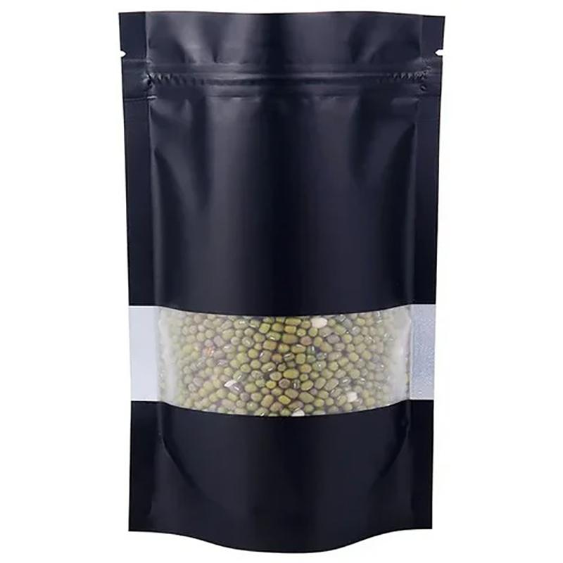 Colored Self-supporting Self Sealing Bag Aluminum Foil Sealed Biscuit Flower Tea Sealed Pocket Candy Facial Mask Gift Window Bags