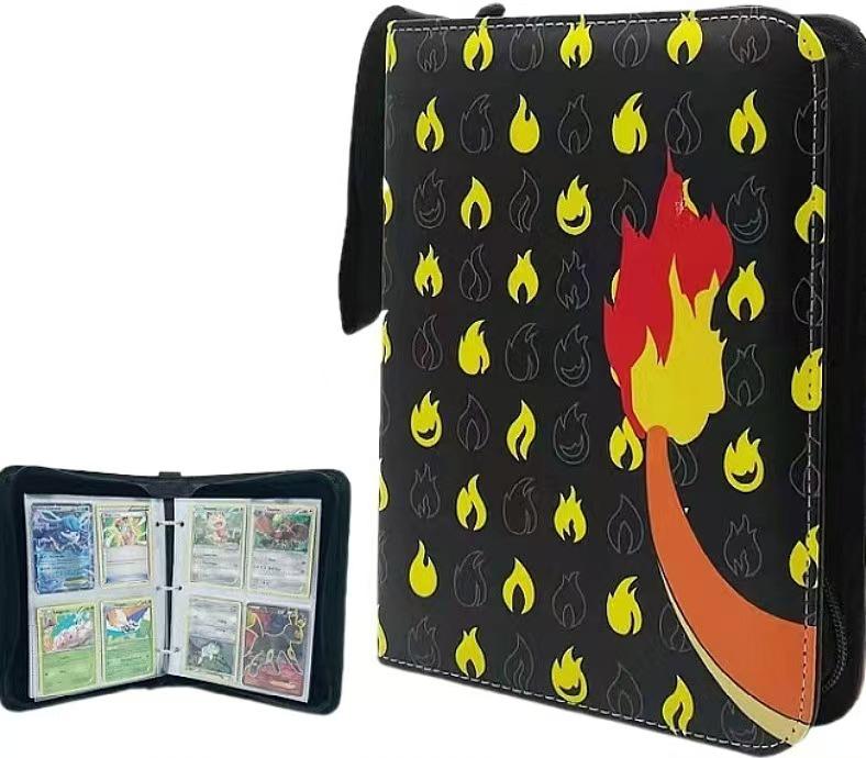 Pokémon Card Collection Book: 4-Grid & 9-Grid PU Game Album