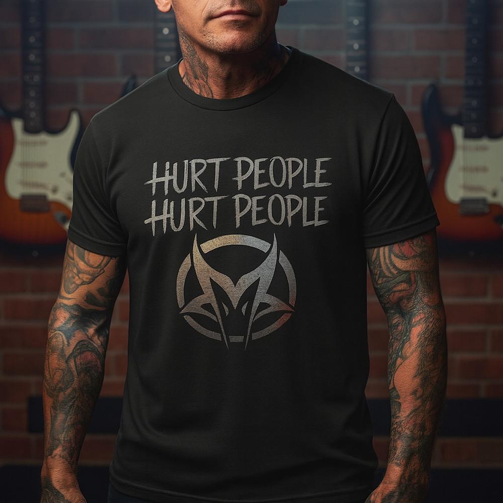 Hurt People T-Shirt Mudvayne Inspired Metal Band Tee Heavy Rock Graphic Shirt Unisex T-Shirt