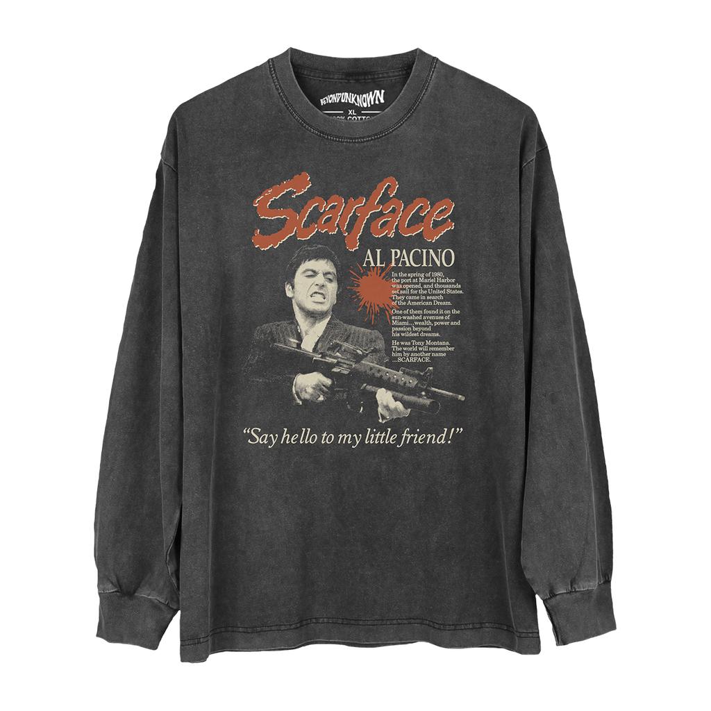 Scarface TShirt Say Hello To My Little Friend Al Pacino Movie Donnie Brasco Dog Day Afternoon Cotton Summer Black Tee Shirt
